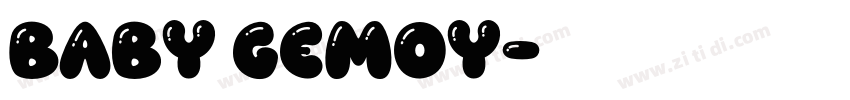 Baby Gemoy字体转换